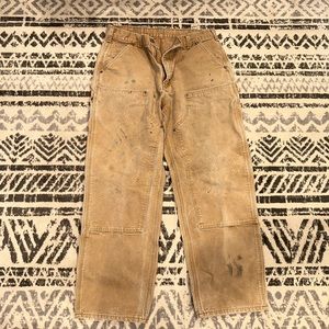 Vintage Tan Carhartt Double Knee Pants